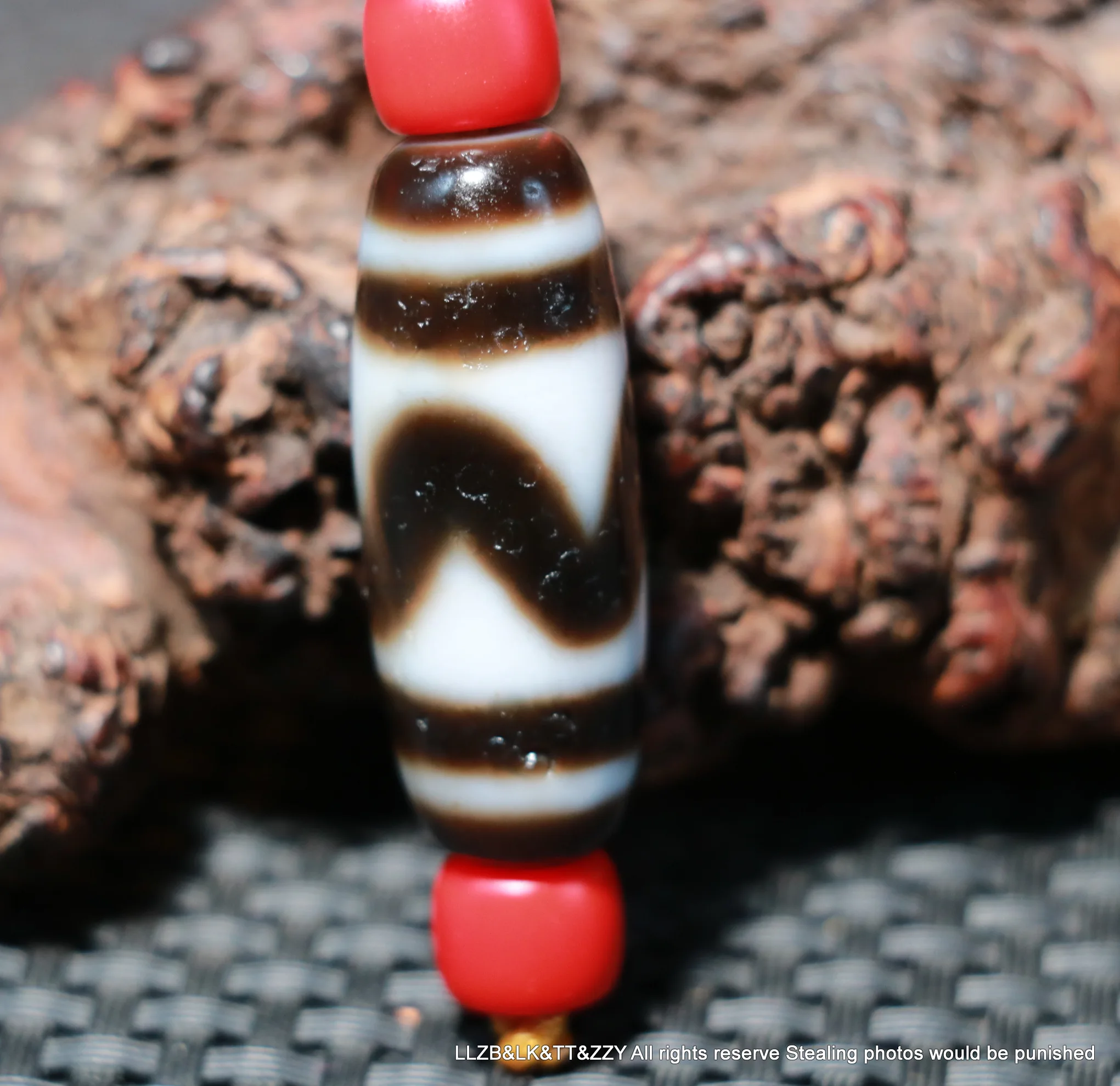 Magic Power Energy Tibetan Old Agate Sharp Tiger Tooth dZi Bead Amulet Fit For Bracelet Talisman Top Quality Timestown UP36