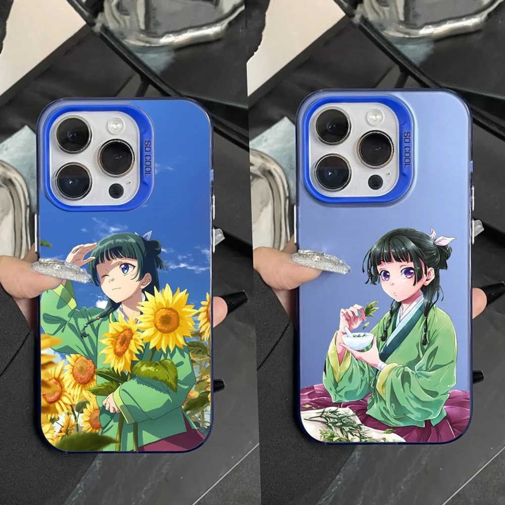 

The A-Apothecary D-Diaries Phone Case For iPhone 16,15,14,13,12,11,Pro,Max,Plus,Mini,XS Anti Fall Blue Matte Hard Bumper