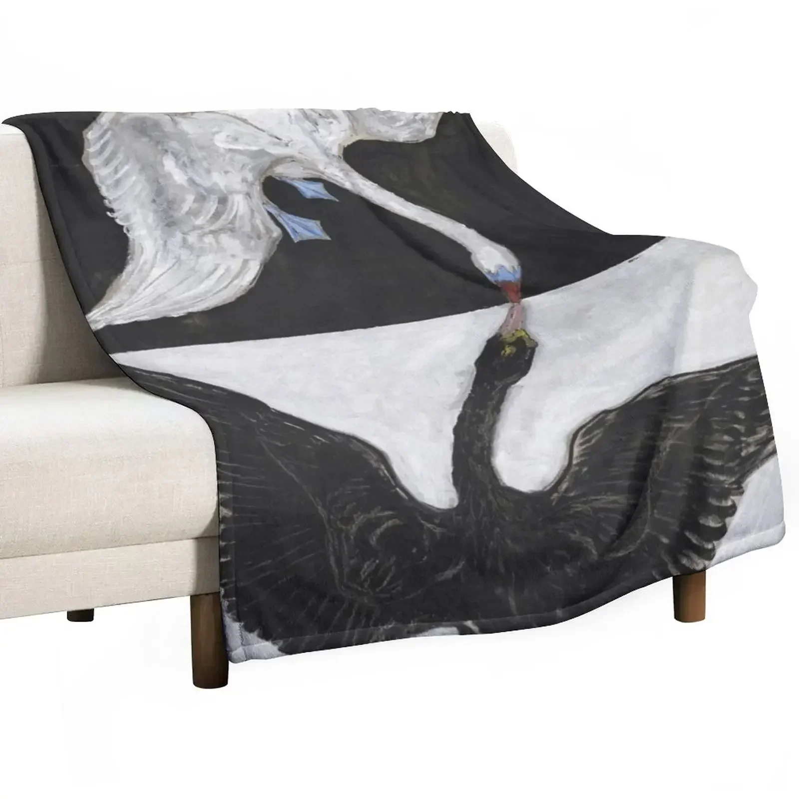 hilma af klint Throw Blanket Polar Soft Plaid Blankets