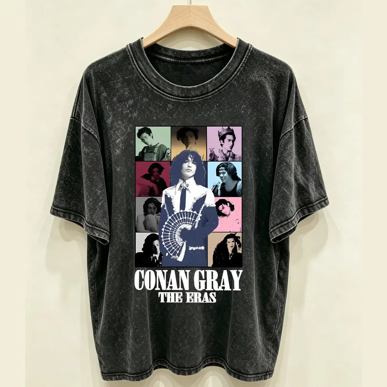 washed T Shirt Conan Gray 2024 US Tour Fans Country Music Al Size long or short sleeves vintage Washed Unisex