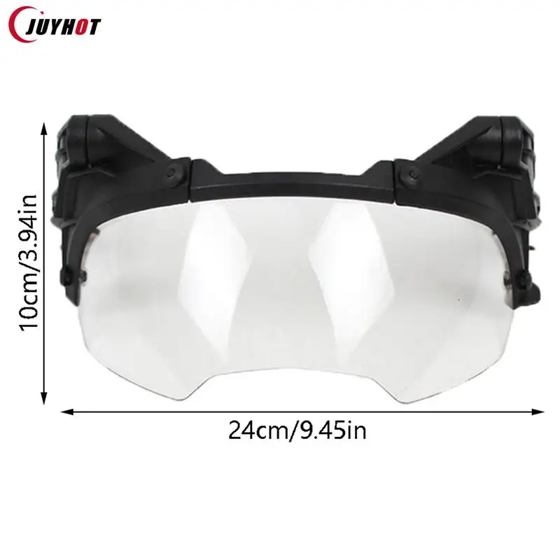 Adjustable Tactical Helmet Flip Goggles Airsoft Paintball FAST Helmet Windproof Anti Fog CS Wargame Protection Goggles