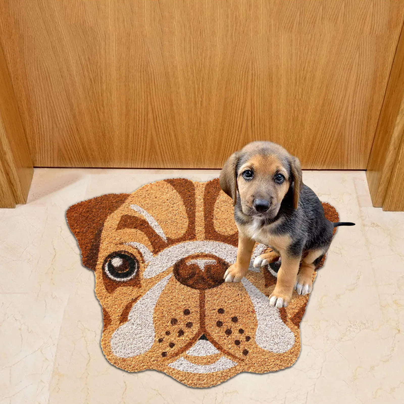 

Funny Cute Bulldog Doormat Welcome Floor Mats Dog Animal Shaped Carpet Polyester Door Mat Rug For Front Door Home Decoration