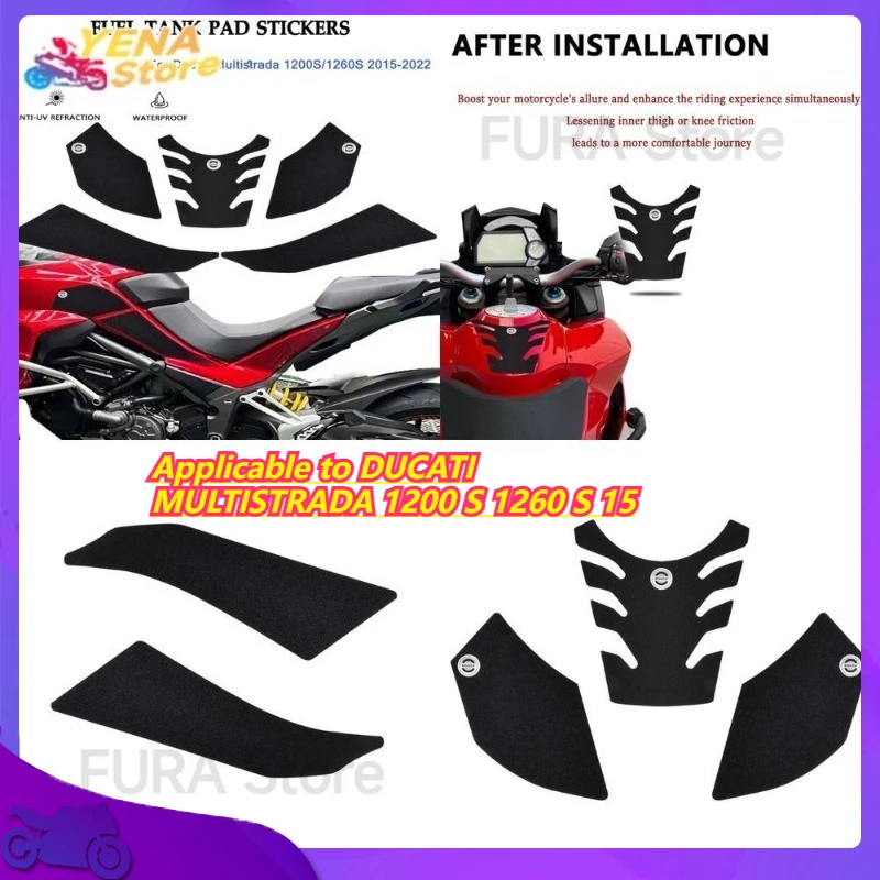 

Non-slip Tank Sticker Applicable to DUCATI MULTISTRADA 1200 S 1260 S 15