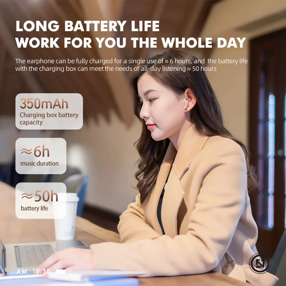 TS-300 E-Sports سماعة صفر الكمون ENC سماعة رأس بخاصية البلوتوث الحد من الضوضاء المنزلق التحكم باللمس مقاوم للعرق للمكالمات