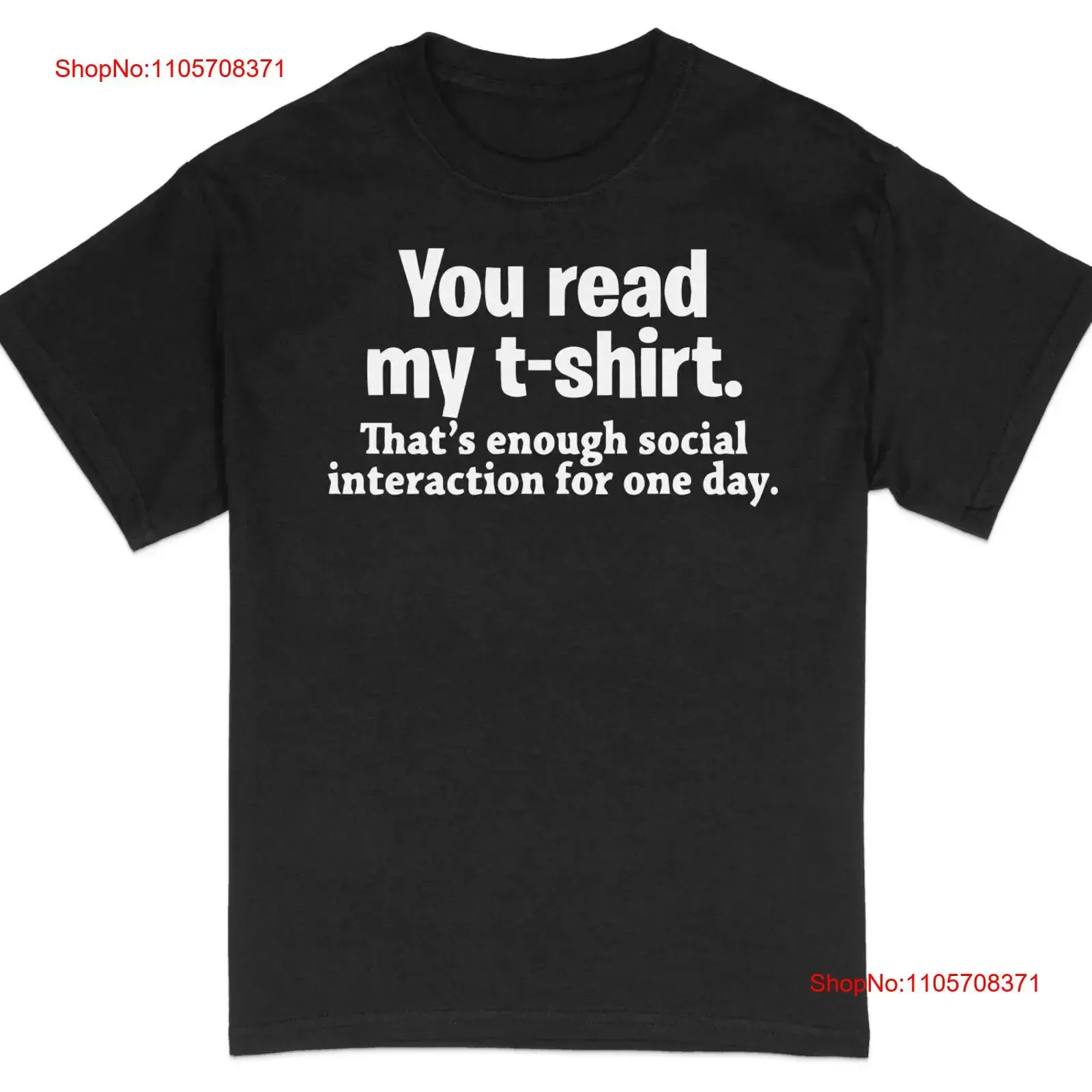 Funny Introvert T Shirt Social Interaction Sarcastic Humor Cotton Casual Outfit Idea vintage Washed Stretched Comfortable Soft