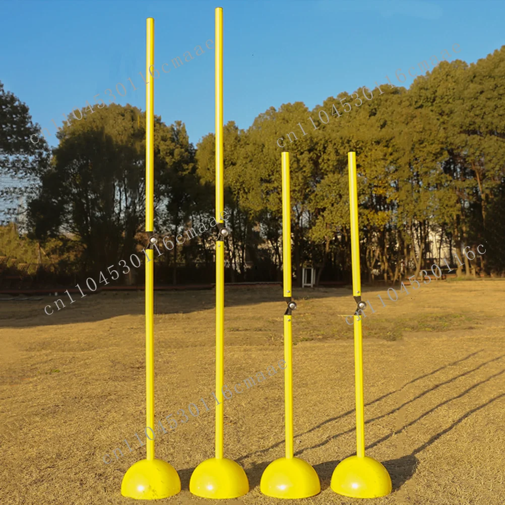 NEW 2Pcs Training Equipment Soccer Drill Equipment Football Agility Poles Aids Sign Pole Hurdling