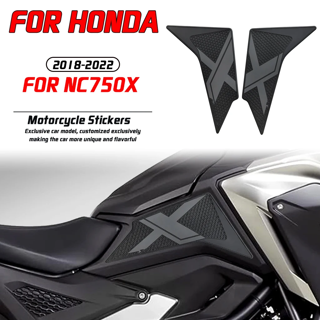 

For Honda NC750X 2018-2022 motorcycle modification side fuel tank pad anti slip protection sticker tank pad