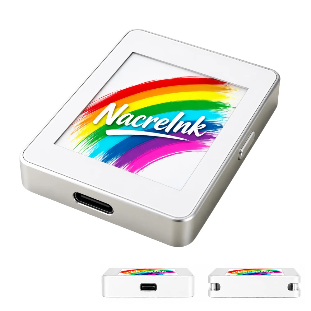 Color E-Ink Smart Bluetooth Tracker USB Custom Screen Waterproof Long Battery Life Finder for Luggage Keys Wallet Pet