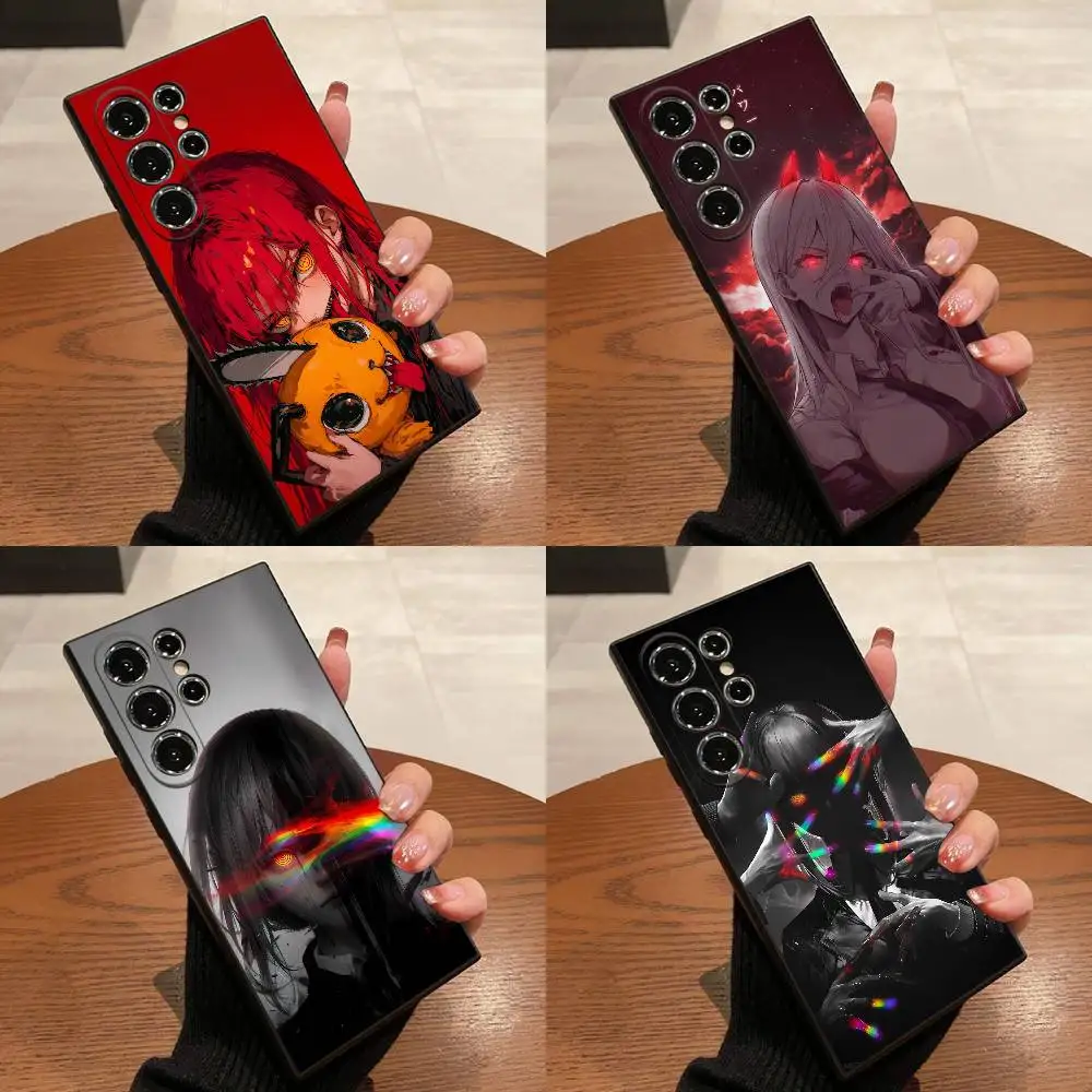 

M-Makima Phone Case For Samsung S25,S24,S21,S22,S23,S30,Ultra,S20,Plus,Fe,Lite,5G Black Box