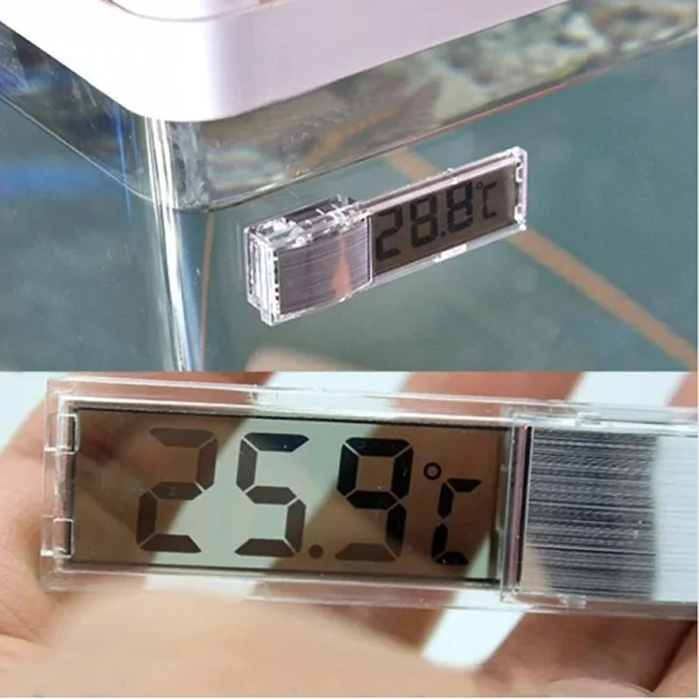 

Aquarium Thermometer Electronic LCD Digital Fish Tank Temperature Measurement Fish Tank Temp Meter Aquarium Accessories