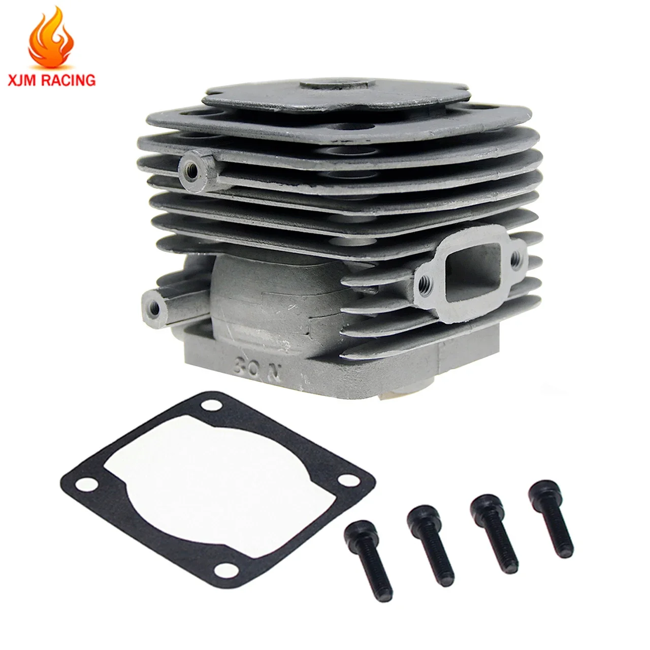 38CC 4 Bolt Cylinder Head or Piston Ring Kit Fit 38CC Engine for 1/5 Hpi Rofun Rovan Km Baja Losi 5ive-T Redcat Hsp Rc Car Parts