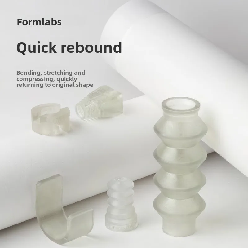 1L Elastic‑Type 50A V2 Photopolymer Resin Engineering‑Grade Light‑Curing Printing Material Compatible with Form 4 SLA 3D Printer