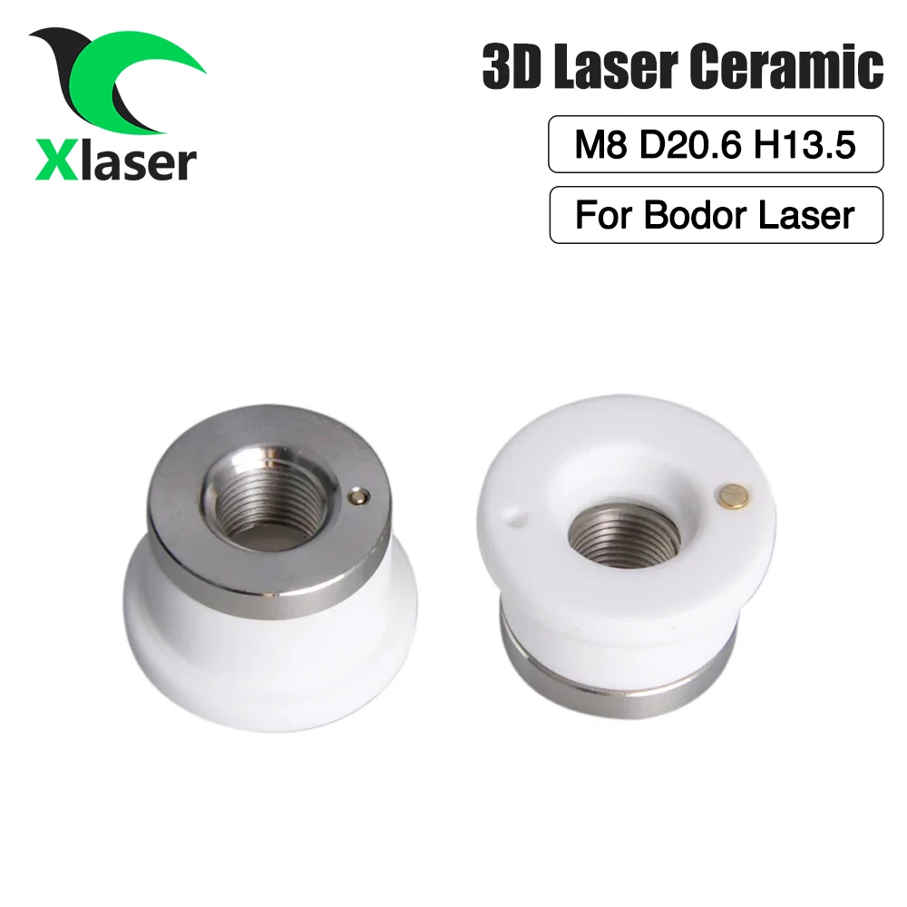 

XLaser Bodor 3D Laser Ceramic BD-01A for Bodor Laser Cutting Head Nozzle Holder M8 D20.6mm H13.5