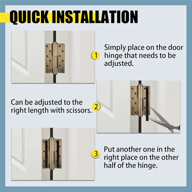 

【Best Selling】20 Pack 4X1/4Inch Magnetic Hinge Shims For Commercial/Residence Hinge Adjustments Door Repairs