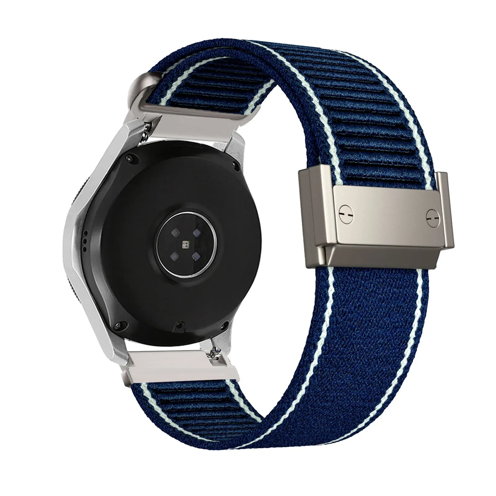 

Magnetic Nylon Bands for Samsung Galaxy Watch 3 45mm/Galaxy Watch 46mm/Gear S3 Frontier/Cassic Strap for Men and Women