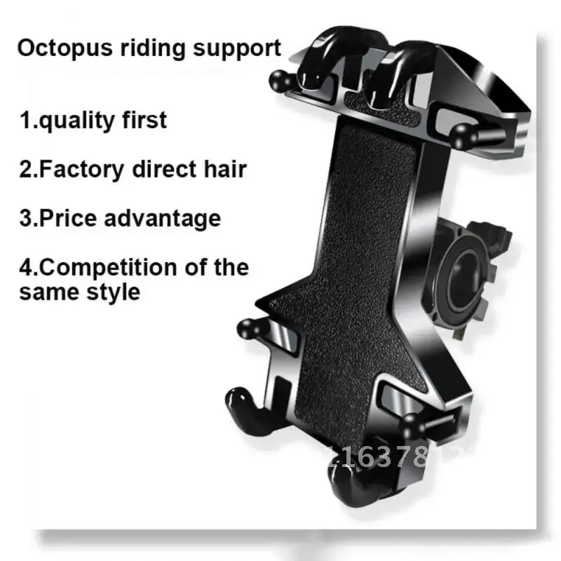 

Aluminum Motorcycle Bike Phone Holder Stand Moto Bicycle Universal Handlebar/Rearview Mount Bracket GPS Navigation Phone Support