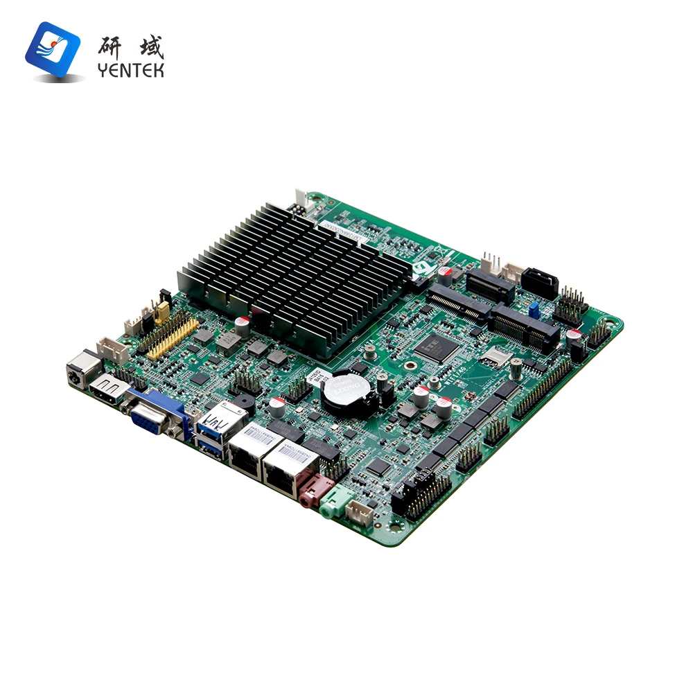YENTEK اللوحة J4125 DDR4 4 النوى 4 المواضيع HD VGA LVDS EDP 6 COM 8 USB J4125 اللوحة الأم كمبيوتر صغير اللوحة الرئيسية