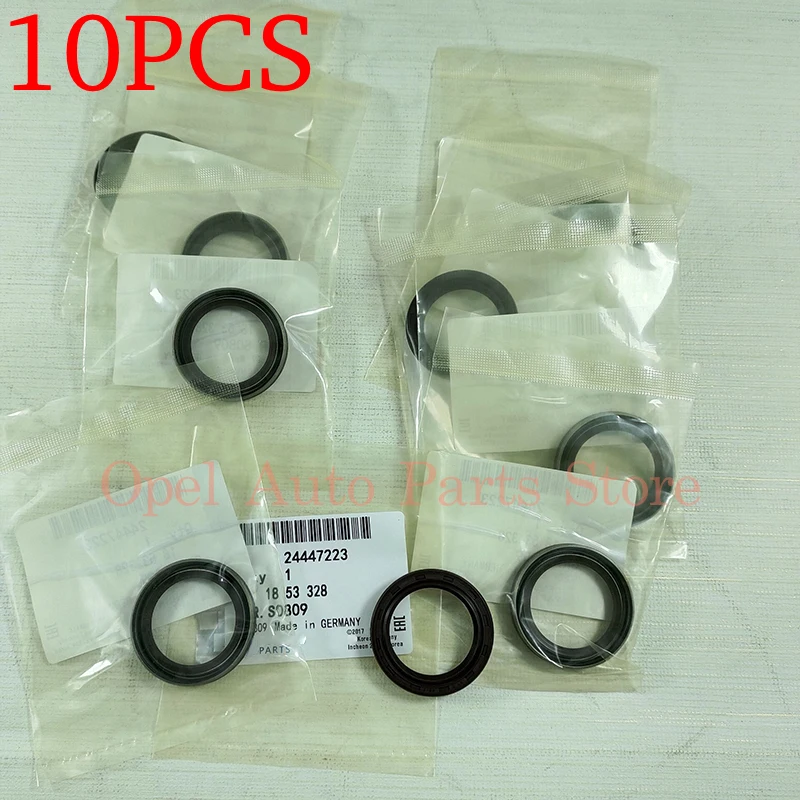 10PCS Engine Crankshaft Seal For Chevrolet Aveo Aveo5 Cruze Cadillac CTS Buick Excelle Opel Astra 24447223