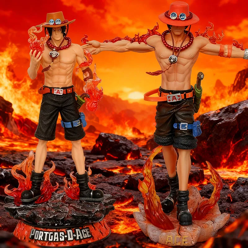 

Модель Portgas D Ace, цельная фигурка GK, статуя манги, цельная фигурка 25 см, аниме, коллекционная кукла, подарок для детей