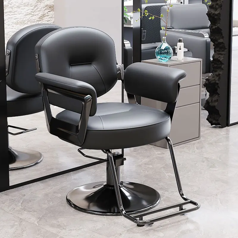 

Adjustable Liftable Barber Chairs Swivel Hair Dresser Nail Salon Synthetic Napa Leather Barber Chairs Arm Furniture Sillas Lslfy