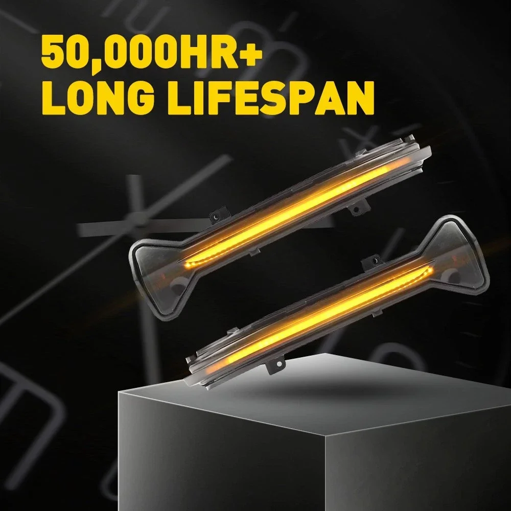2pcs LED Dynamic Sweeping Mirror Turn Signal for BMW G20 G30 G22 G23 G42 Sequential Blinker 2019+