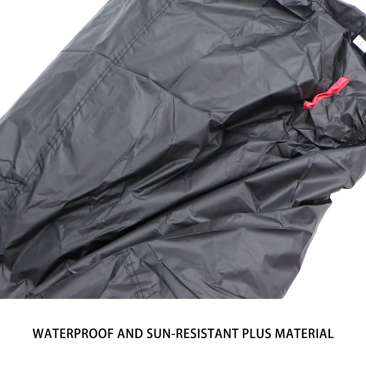 

Universal Motorcycle Cover Size L Black Weatherproof Oxford Fabric Double Stitched Waterproof Dust Rain Snow
