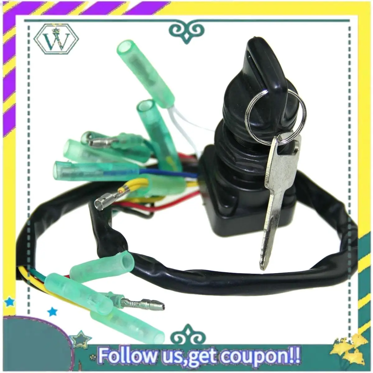 ترقية مفتاح إشعال مفتاح الجمعية لياماها صندوق التحكم في المحرك الخارجي 2/4-السكتة الدماغية 703-82510-43-00