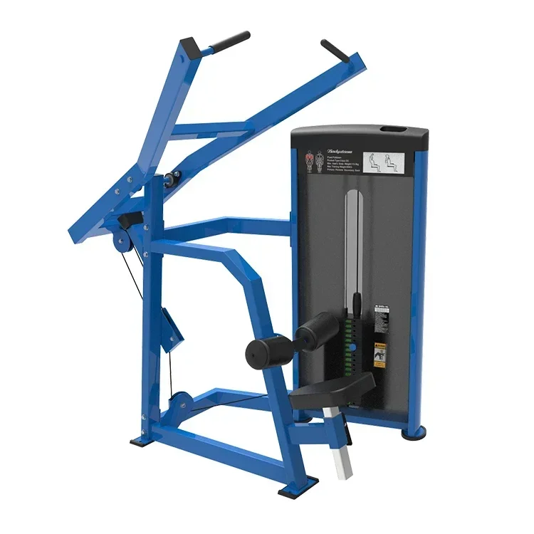 Fitness Equipment Pin Loaded Commercial Gym Machine Fixed Pulldown Seated Pull Down