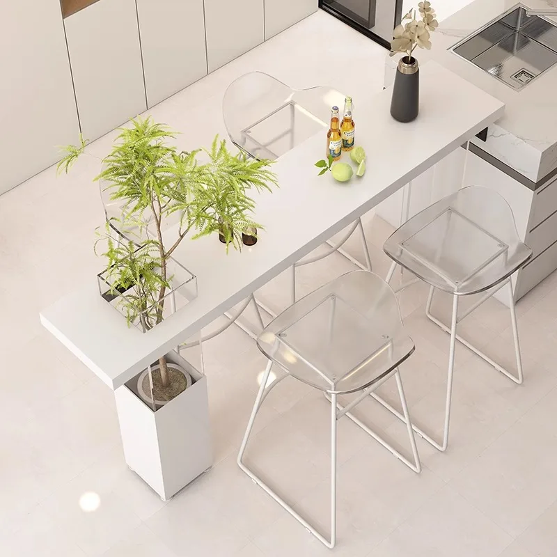 متجر المشروبات الحديثة طاولات بار فيلا فناء طاولات بار فاخرة غرفة المعيشة البساطة الأثاث المتقدم Esstische Lsbt