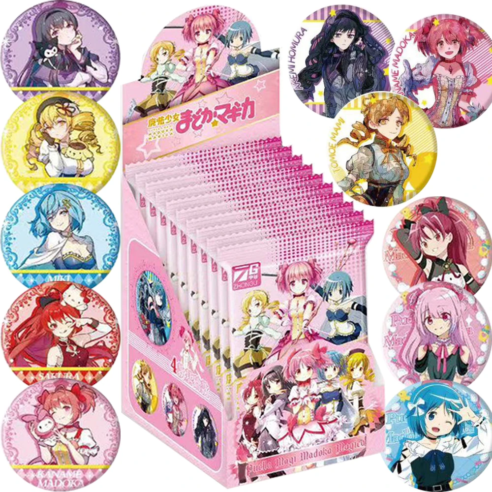 

Japanese Anime Badge Collection Cute Magical Girls Exquisite Characters Patterns Creative Peripheral Brooch Accessories Gift Toy