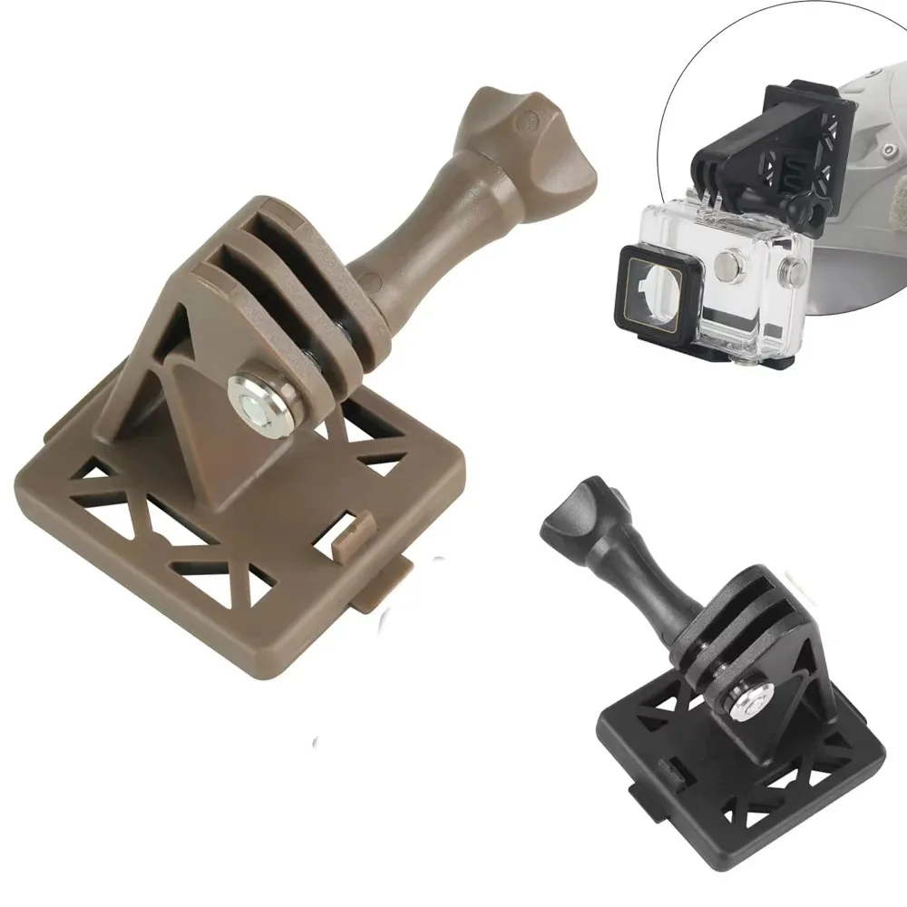 Tactical Helmet NVG Mount Adapter for GoPro Hero Front Action Camera Stand Fixed Install Airsoft Helmet Bracket Base Accessories