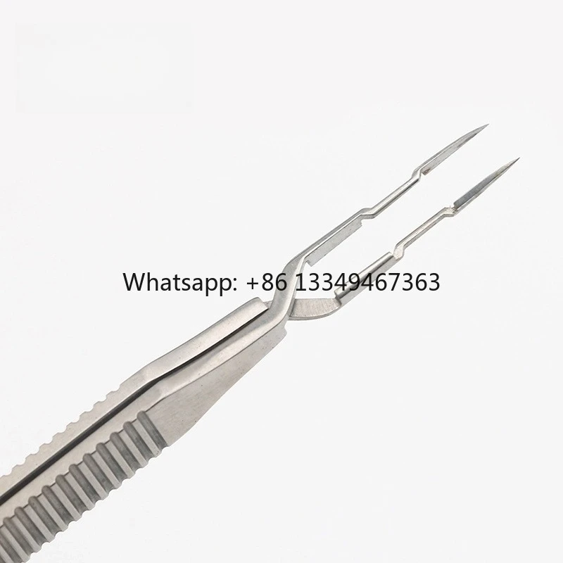 Stainless Steel Straight-Bend Nutcracker Forceps Manual Reverse-Type Ophthalmic Lens Nucleotome Ophthalmic Micro