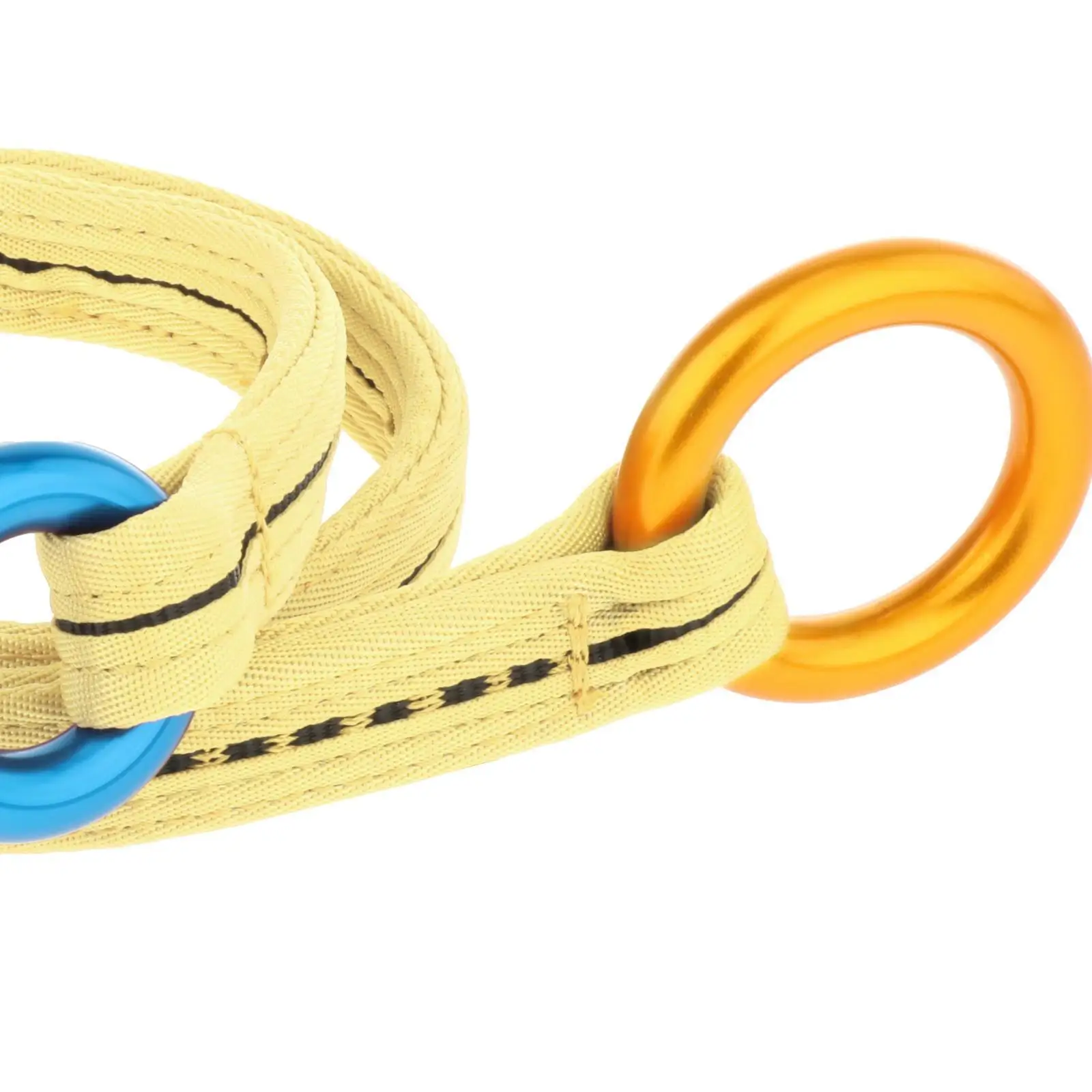 High Performance Tree Arborist Friction Savers Tool For Climbers Sturdy And Durable Polyester Yellow 90cm