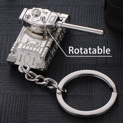 Men's Cool Tank Key Chain Creative Pendant Fashion Tank War Model Motorbike Airplane Minimodel Gift