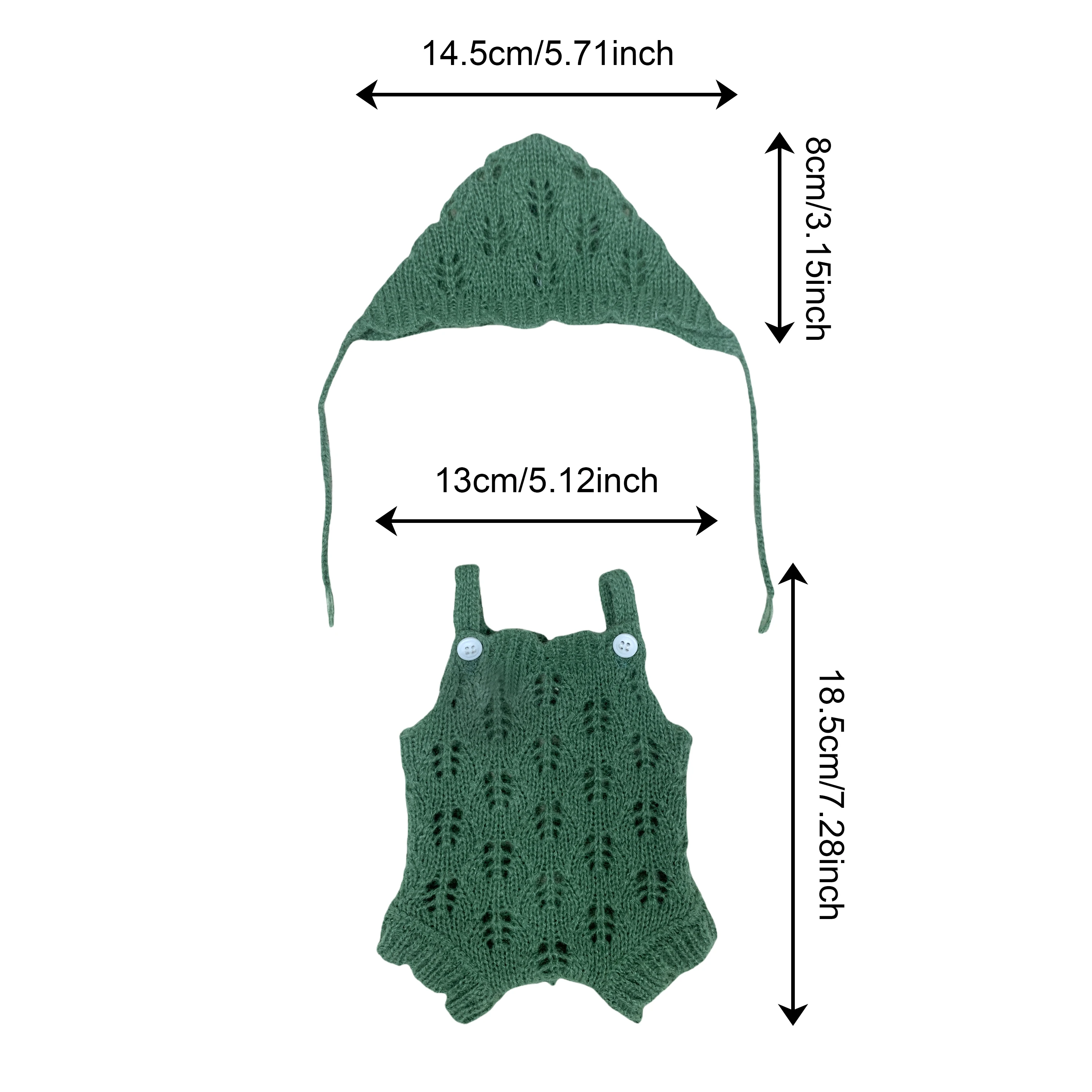 5 أنماط من ملابس الريح اللطيفة مقاس 10-12 بوصة دمى بيبي تولد من جديد ملمس ناعم ملابس مصنوعة يدويًا عالية الجودة مع قبعة
