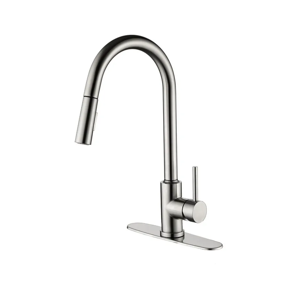 

Кухонный смеситель с выдвижным распылителем