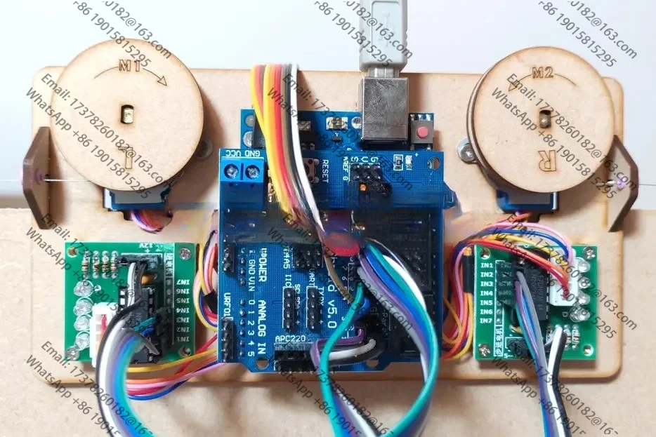 

Stepper Motor Pull Wire Servo Color Plotter Automatic Wall Painting Robot