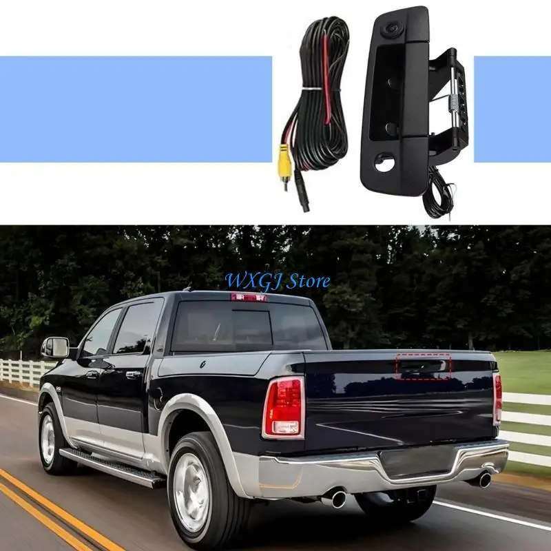 

37JE 68197873AA 68084284AB 68044906AC 68044906AD for 1500 2500 Rear Tailgate Handle Backup Reverse Camera Replacement