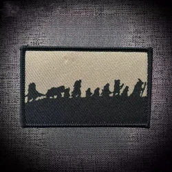 Subdued Print Hook and Loop Patch Emblem Lord of The Ring Tactical Patches Military Army Morale Badge Backpack Stickers