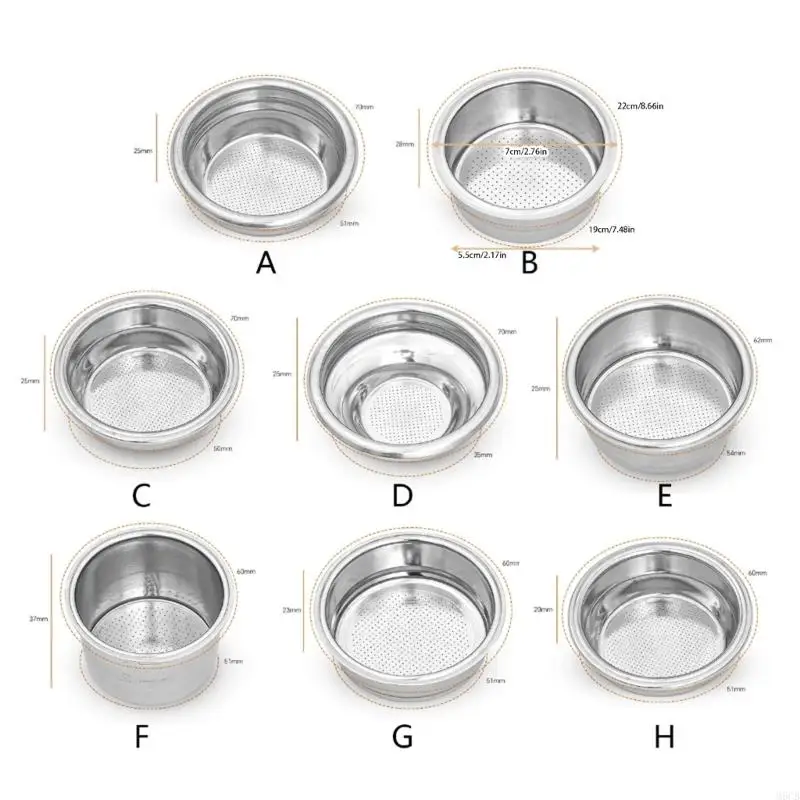 M6CB Бездочный кофейный фильтр кофейный кофейный порошковой контейнер для кофейного фильтра