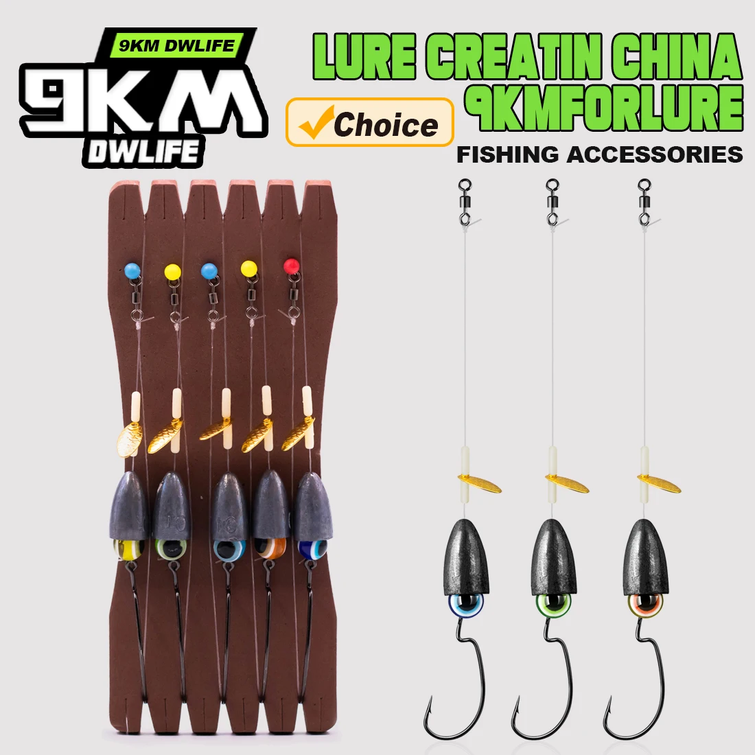 5Pcs Texas Rig With… - image