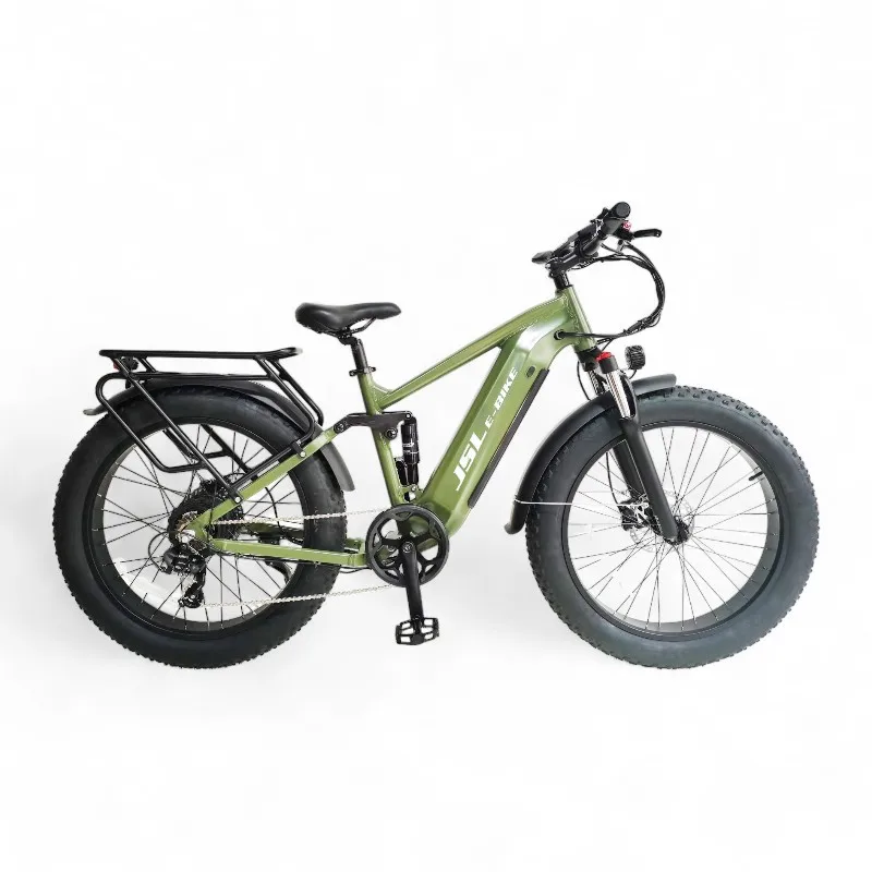 2024 new North American hot-selling aluminum alloy 26-inch full shock absorption fat tire electric self