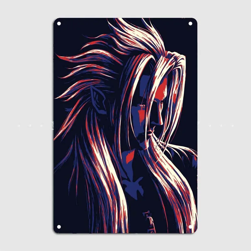 Xemnas, гараж, искусство на стену, Настенная роспись, зло и ужас, украшение на стену, декор для комнаты, Ретро Бар, предметы домашнего декора