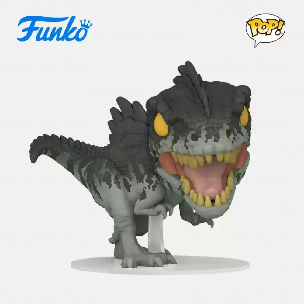 Funko POP Jurassic Dinosaur Toy World Tyrannosaurus Evolution Fury Park Handmade Model Keychain Doll Birthday Gift