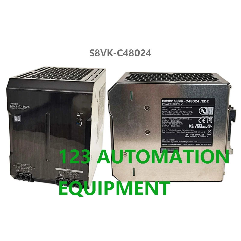 Authentic New Omron S8VK-C48024 S8VK-G48024 S8VK-T48024 Power Supply 24V 480W