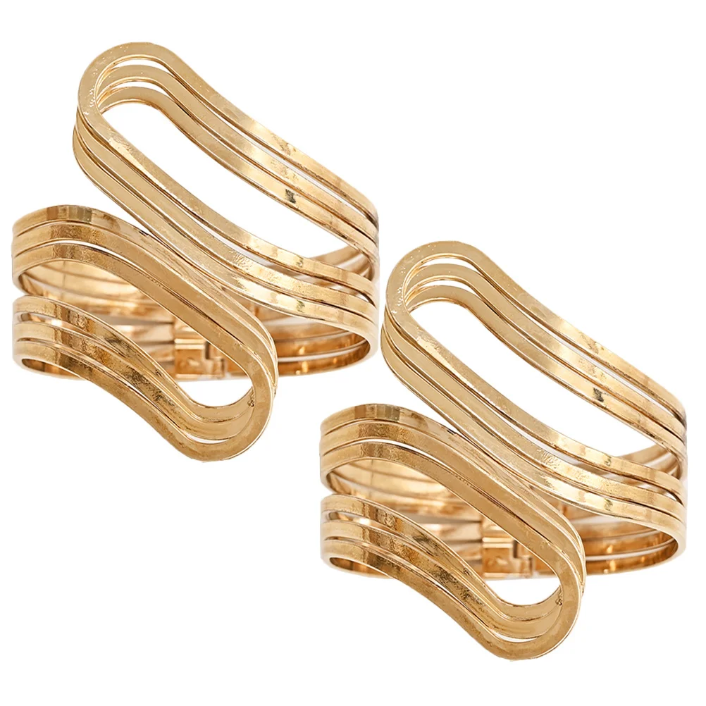 

2Pcs Metal Curtain Buckles Simple Stylish Fastener for Home Decoration Accessories Curtain Tiebacks Home Decor