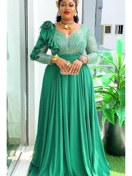 Elegant African Dresses for Women 2025 New Africa Clothing Plus Size Turkey Wedding Party Long Dress Dashiki Ankara Outfits Robe