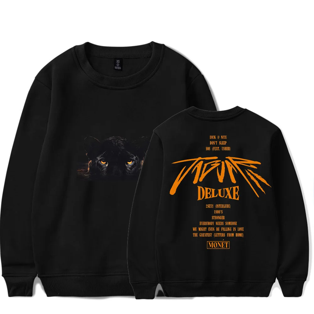 

Толстовка Victoria Monét Jaguarr II Merch для женщин и мужчин с круглым вырезом и длинными рукавами, новинка 2025, модная повседневная уличная одежда