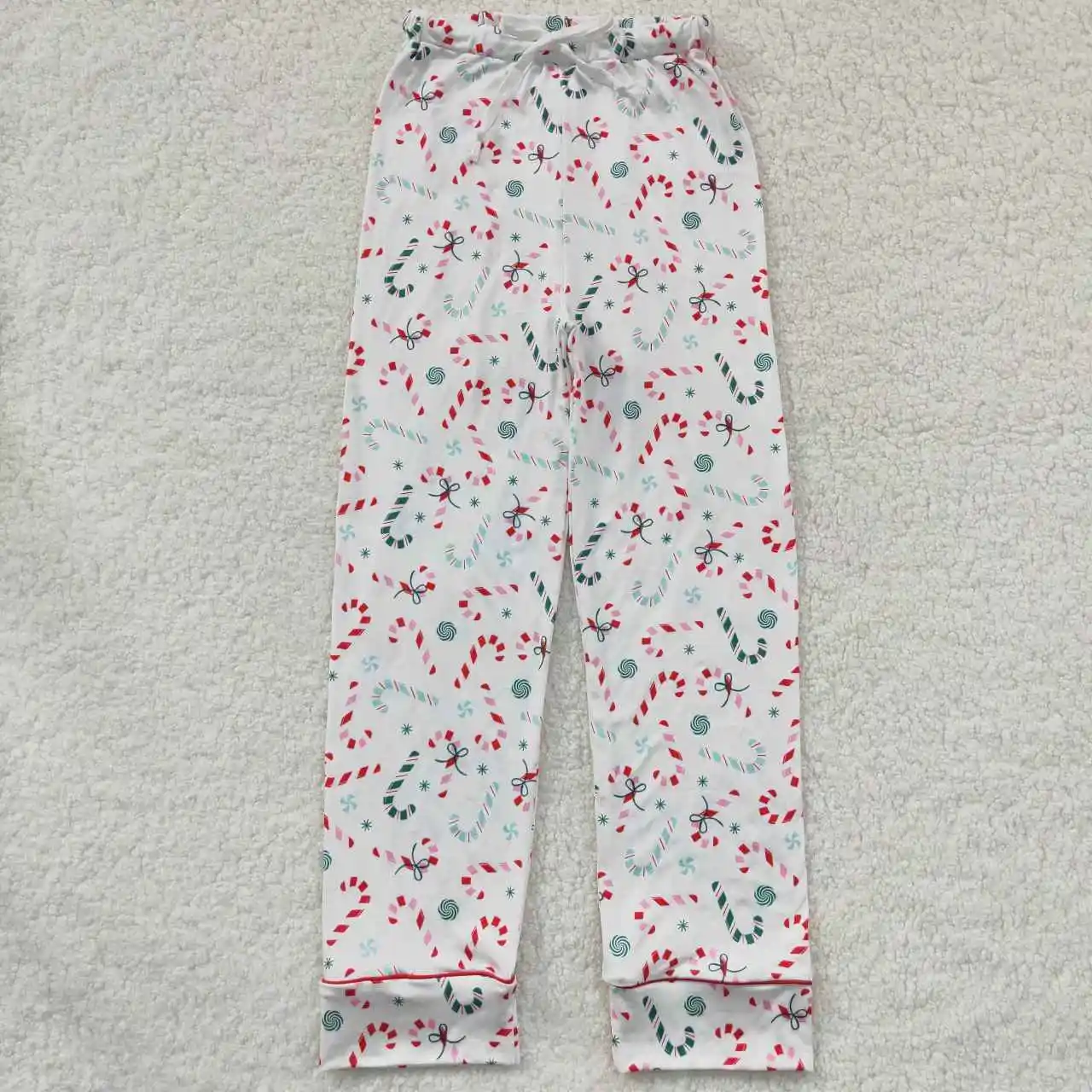 P0223 ropa de Boutique para bebé, pantalones de bastón de caramelo de Navidad para adultos, pantalones cortos de verano, ropa para niños, venta al por mayor