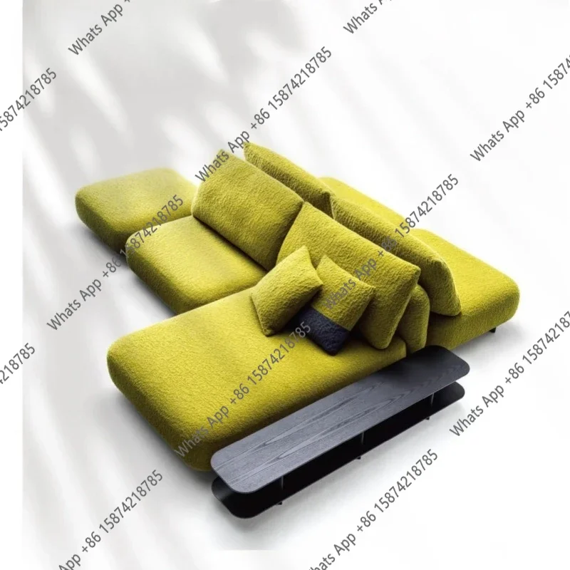 J Niche Single-seat Module Flexible Combination Double-sided Backrest Design Middle Island Sofa